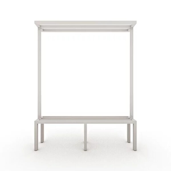 Banco para vestiário de aço com cabideiro - Imagem 6