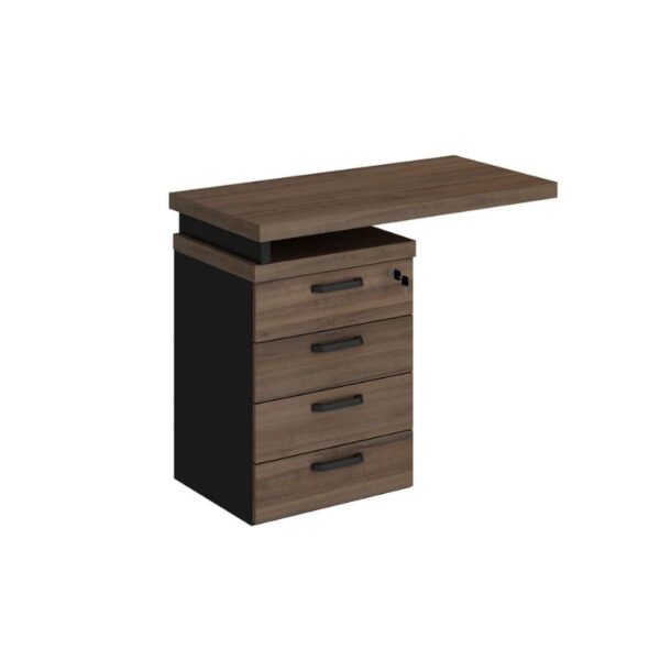 Mesa em L com Gaveteiro Prime - Gebb Work - Imagem 4